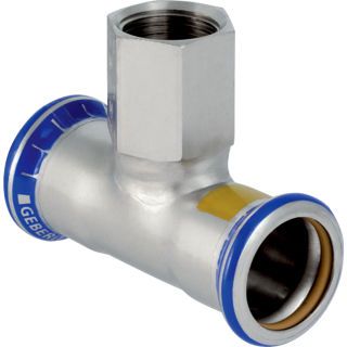 GE Mapress Edelstahl T-Stück (Gas)