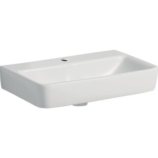 GE Renova Compact Waschtisch, 60x37cm m. Hl., o. Ül., weiß