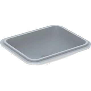 GE VariForm Unterbau-WT, rechteckig 58x49cm, o. Hl, o. Ül., glasiert/weiß