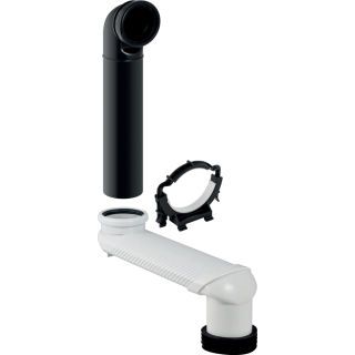GE Set Versprungbogen für Wand-WC d90x110, grau