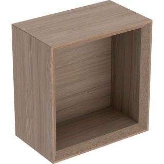 GE Wandbox quadratisch 22,5x23,3x13,2cm, Eiche