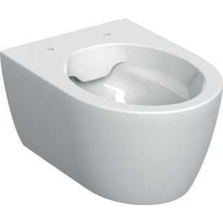 GE iCon WWC Tiefspüler, verk. Ausl. 49cm geschl. Form, Rimfree, weiß