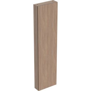 GE Hochschrank, 1 Tür u. i.Spiegel 45x180x15cm, Eiche