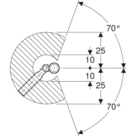 GE Duschwannenablauf d56
