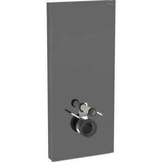 GE Monolith Plus Sanitärmodul f. WWC 114cm, Glas lava / alu. schwarzchrom