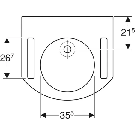 GE Publica Waschtisch