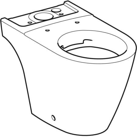 GE iCon Stand-WC Tiefspüler
