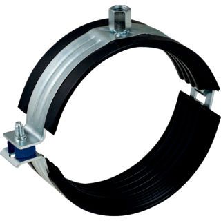 GE Rohrschelle d110 gedämmt mit Gewindemuffe M8 / M10
