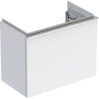 GE iCon Unterschrank für HWB, 1 Schubl. 52x41,5x30,7cm, weiß hgl./Gr. chrom
