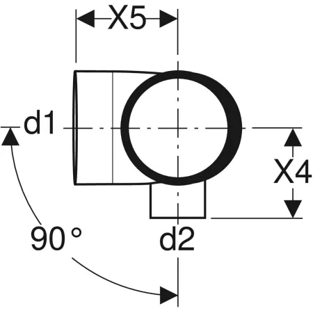GE Silent-db20 Kombibogeneckabzweig
