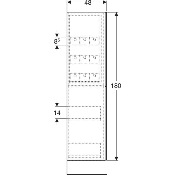 GE Hochschrank