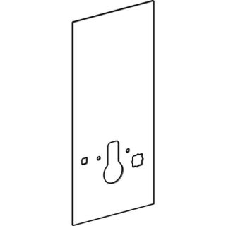 GE Frontverkleidung für Geberit Monolith für AquaClean 114cm Glas schwarz