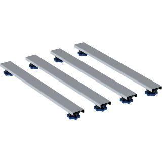 GE Set Füße und 4 Traversen 800mm H:6-12cm, für Duschwanne aus Steinharz