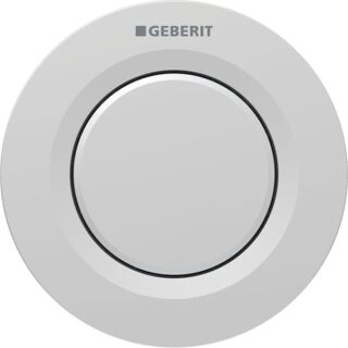 GE Typ 01 Fernbetätigung, pneum. 1-M-Sp., UP-Drücker, Round, chrma l. Etc