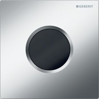 GE Typ 01 UR-Strg. m. elektron. Sp-Ausl. Batt.-Betr. Round mattchrom lackiert Etc