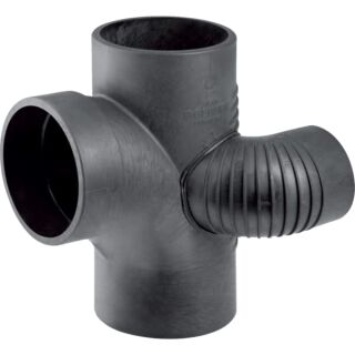 GE Silent-db20 Schachtbogenabzweig 88,5Gr links d110/90/56