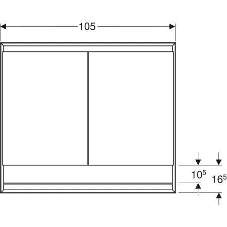 GE ONE Spiegelschrank mit ComfortLight