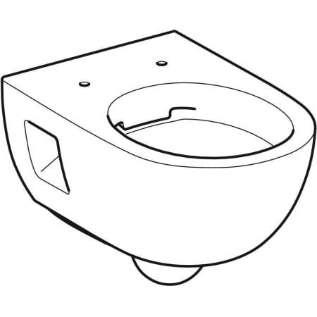 GE Renova Wand-WC Tiefspüler