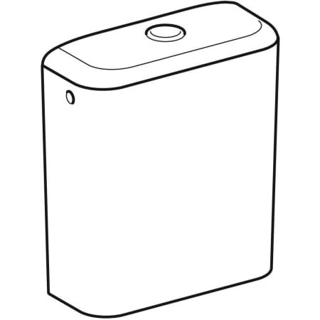 GE iCon Square AP-Spülkasten aufgesetzt