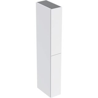 GE Hochschrank mit zwei Auszügen 24x180x48cm, weiß matt