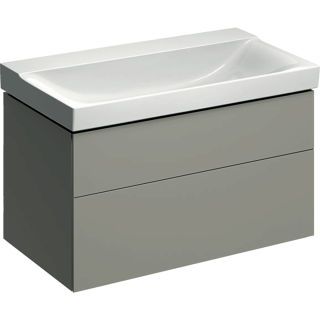 GE Xeno2 Unterschrank f. WT, 2 Schubl. 88x53x46,2cm, greige