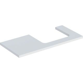 GE ONE WT-Platte, Ausschnitt re, für AWT 105x3x47cm, weiß matt