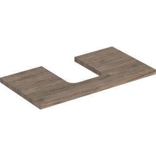 GE ONE WT-Pl. Aus mi. f. AWT Schalenform 90x3x47cm, Nussbaum hickory