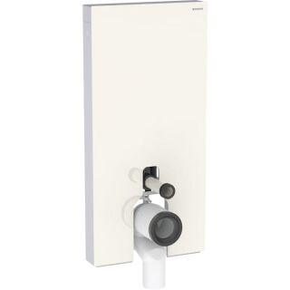 GE Monolith Plus Sanitärmodul f. SWC 101cm, Glas sand-grau /Aluminium