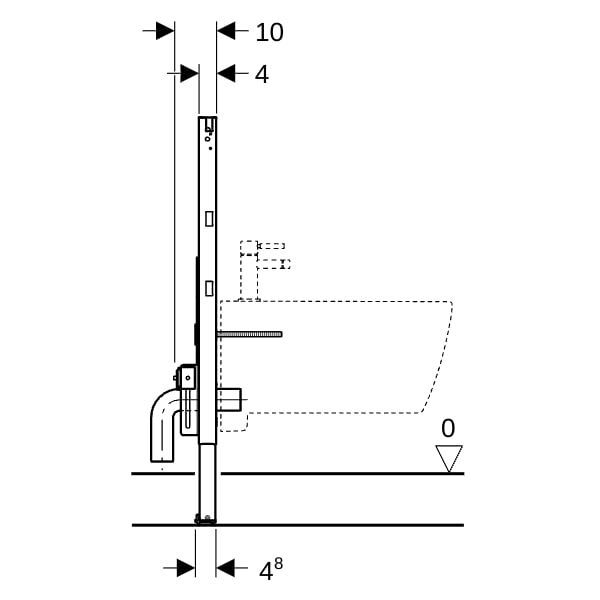 GE Duofix Element für Bidet