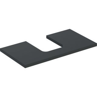 GE ONE WT-Pl. Aus mi. f. AWT Schalenform 75x3x47cm, lava matt