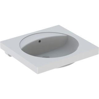 GE Preciosa Waschtisch mit Ablagefläche 60x55cm, o. Hl., m. Ül., weiß
