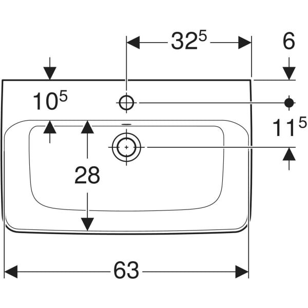 GE Renova Compact Waschtisch