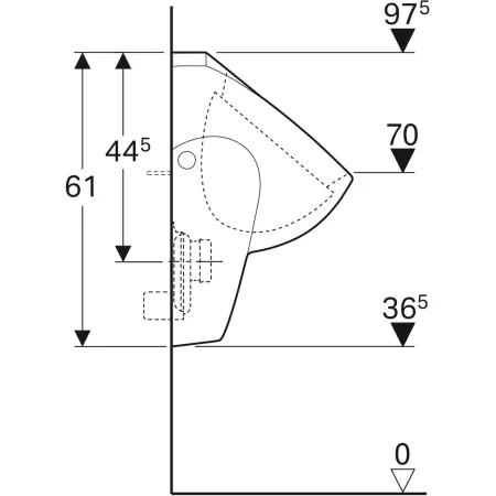 GE Renova Urinal