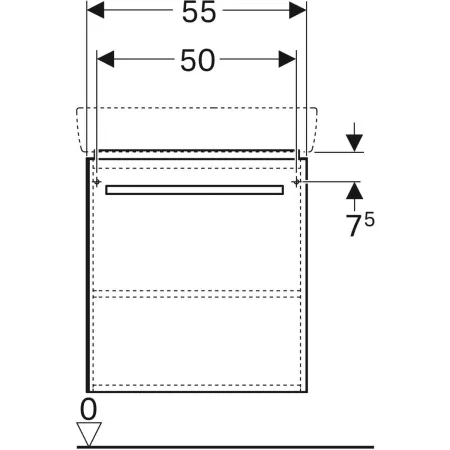 GE Renova Compact Unterschrank für Waschtisch