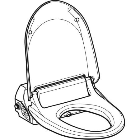 GE AquaClean 4000 WC-Aufsatz