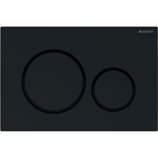 GE Sigma20 BetPl., für 2-Mengen-Spülung Round, schwarz / schwarz matt