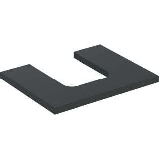 GE ONE WT-Pl. Aus mi. f. AWT Schalenform 60x3x47cm, lava matt