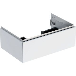 GE ONE Unterschrank für WT/-Platte 1 Schubl., 74x26,6x47cm, weiß hgl.