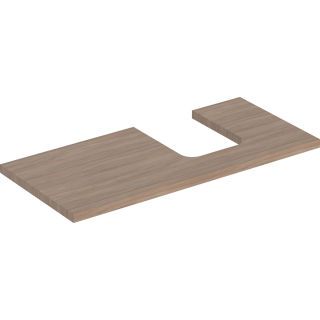 GE ONE WT-Pl. Aus re für AWT Schalenform 105x3x47cm, Eiche