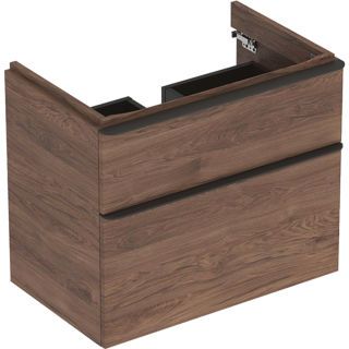 GE Smyle Square US für WT, m. 2 Schubl. 73,4x61,7x47cm, Nussbaum