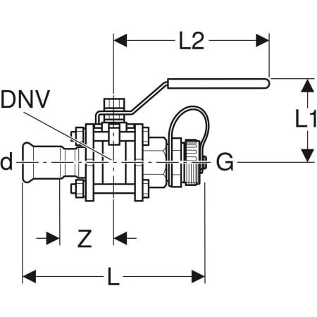 GE Mapress Kugelhahn NPW, mit