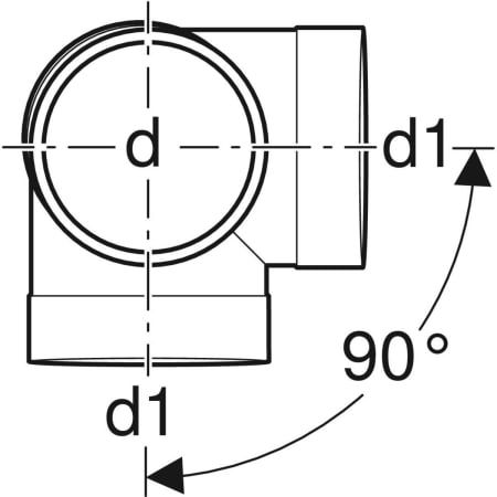 GE Silent-db20 Eckabzweig
