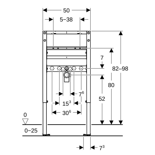 GE Duofix Element für Waschtisch