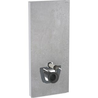 GE Monolith Plus Sanitärmodul f. WWC 114cm Steinzeug Betonoptik, Aluminium
