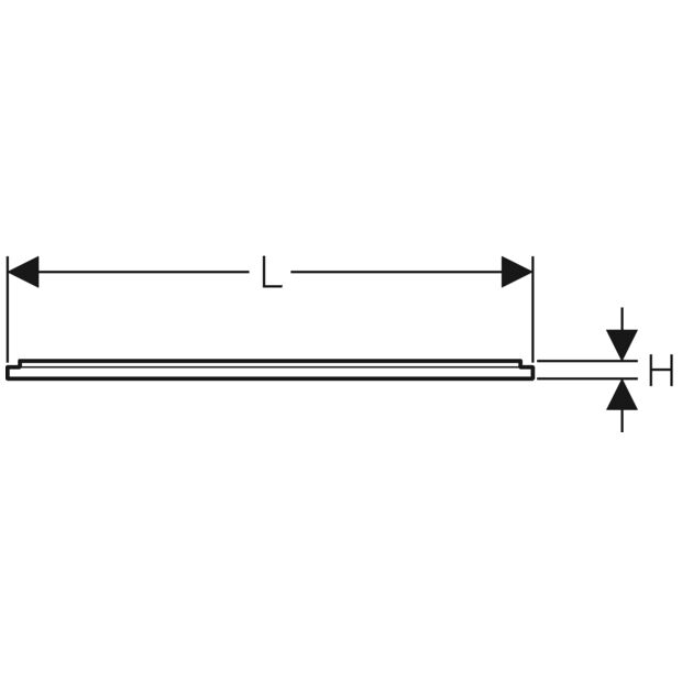 GE Setaplano Installationsrahmen für Duschflächen