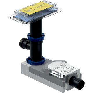 GE Rohbauset mit Zulauf, d50 für CleanLine Duschrinnen