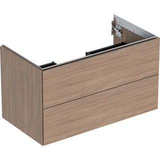 GE ONE Unterschrank für WT/-Platte 2 Schubl., 88,8x50,4x47cm, Eiche