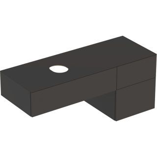 GE VariForm US für AS-WT, m. 3 Schubl. 135x55x51cm, lava lackiert matt