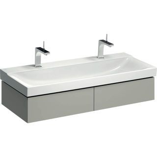 GE Xeno2 Unterschrank f. WT m. B:120cm m. 2 Schubl., 117,4x22x46,2cm, greige