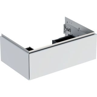 GE ONE Unterschrank für WT/-Platte 1 Schubl., 74x26,6x47cm, weiß matt